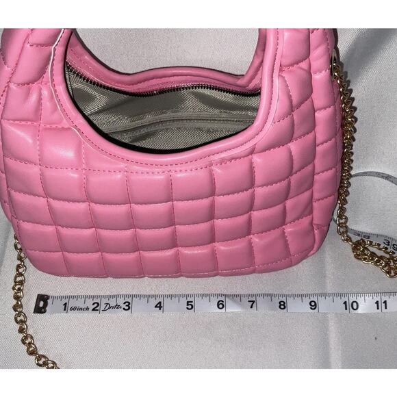 Quilted Top Handle Convertible Swing Bag - Picture 9 of 11